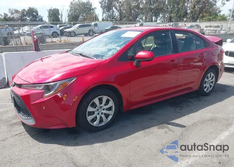 2020 Toyota Corolla Le z USA, uszkodzony, nr VIN JTDEPRAE4LJ110287